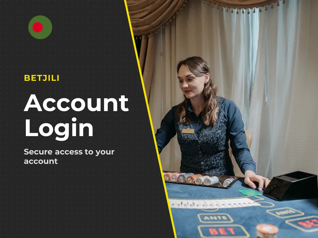 Logging In via the Official Website in a Browser. Logging in to Betjili online through a desktop browser requires navigating to the official page and filling in the username and password fields. This 