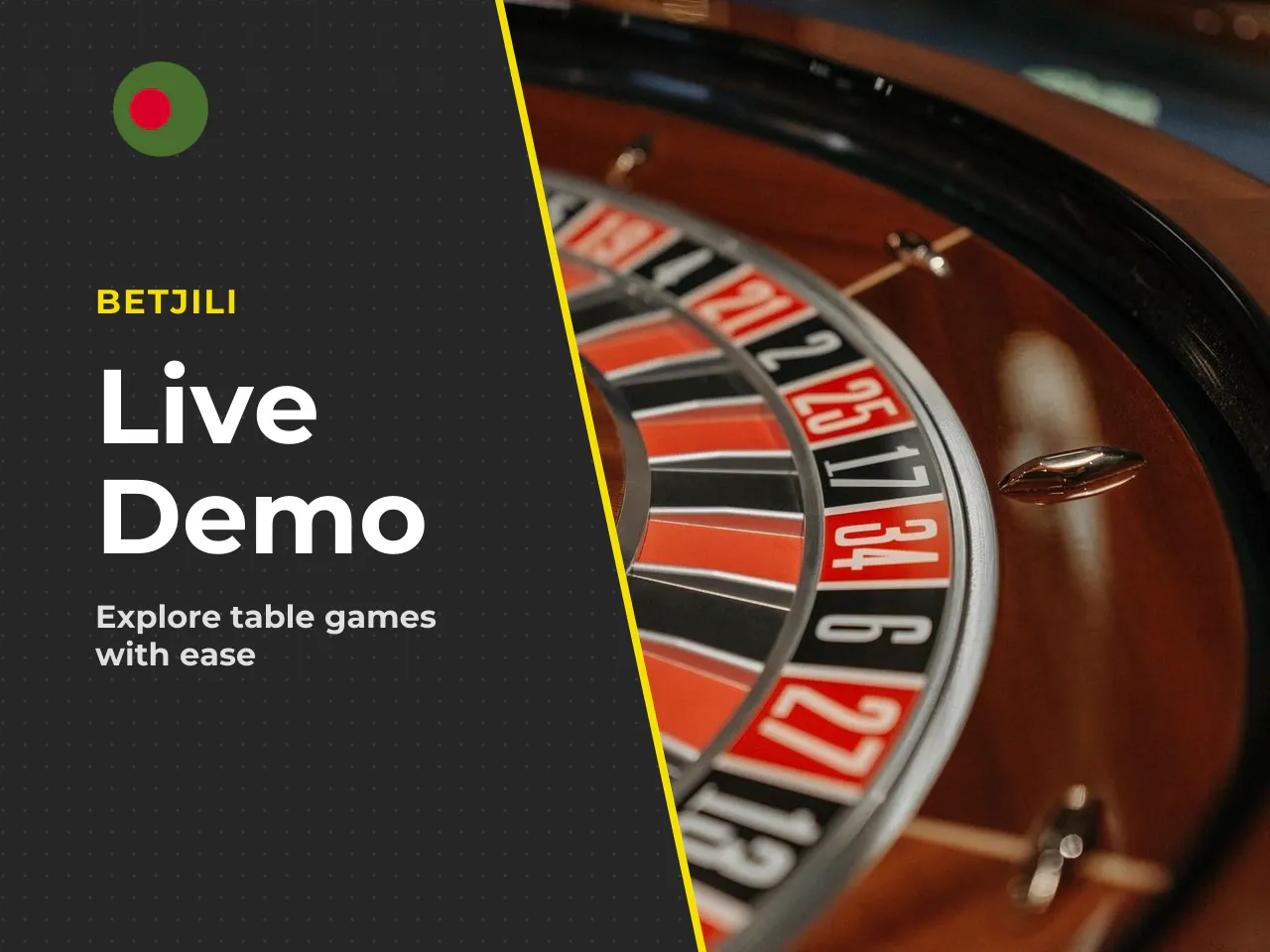 Live Casino and Table Games in Demo Format. In the **live casino** section, free play is restricted. That is not a Betjili-specific limitation — it is an industry-wide reality. Live games with real de