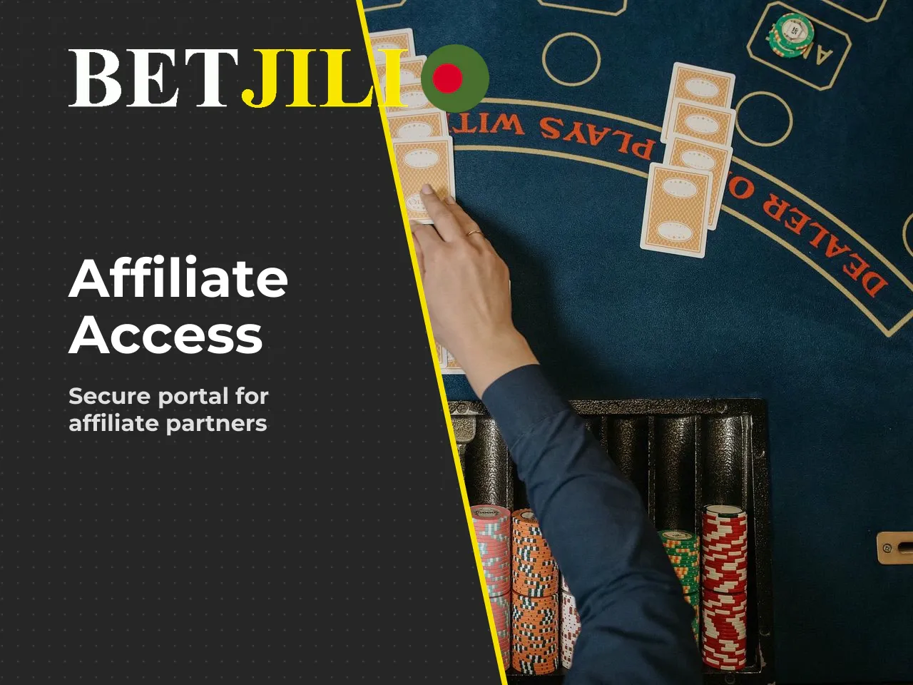 When you need the affiliate bd login, not a regular account login. The affiliate section is used by webmasters, influencers, and traffic owners to view statistics on referred players and calculate com