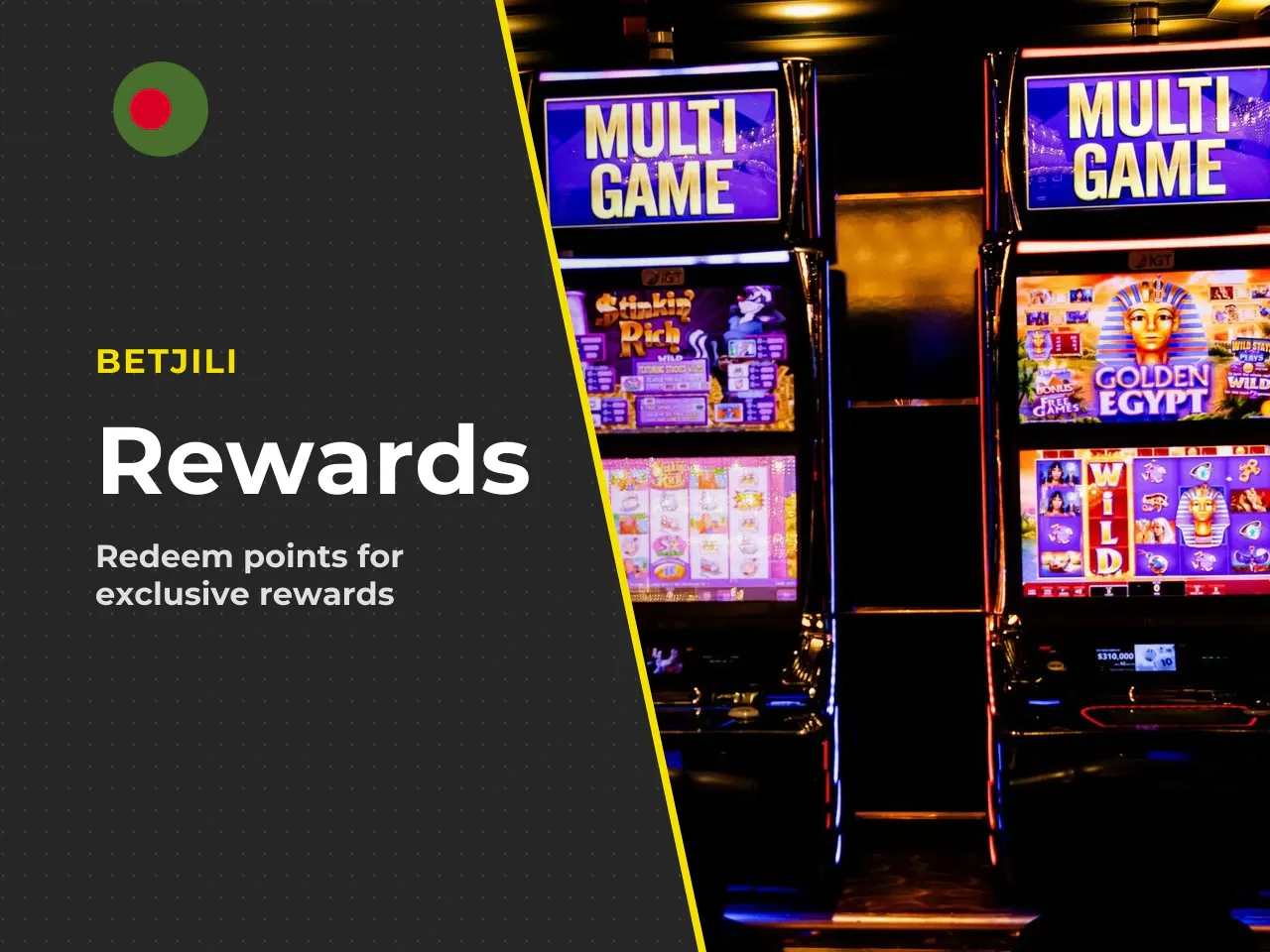 Once enough points are accumulated, navigate to the VIP section of your betjili account and click "Redeem." The converted amount is subject to the wagering requirement listed above before withdrawal. 
