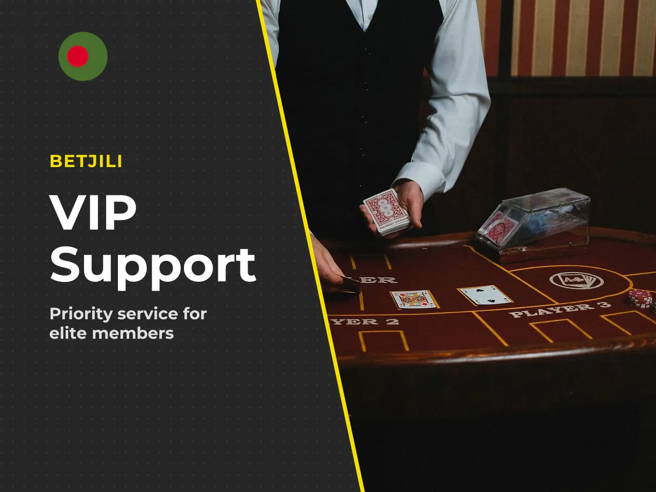 VIP players receive priority service for faster issue resolution. The platform maintains standard support channels, including online support. However, official help for Bangladesh players is limited t